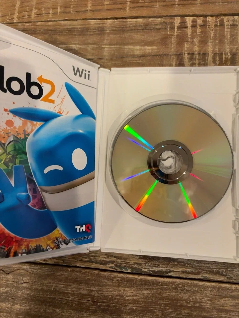 de Blob 2 Nintendo Wii Complete w/ Manual Tested Working THQ